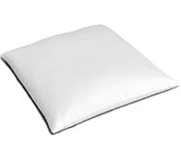 Coussin aux balles d´épeautre Biologique 40x40cm, Tissu sergé Blanc, avec enveloppes d´épeautre Bio, Directement rempli