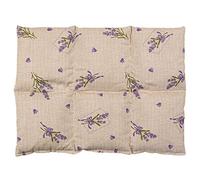 Coussin aux graines de groseille 40x30 - Coussin chauffant pour le dos ... - Bouillotte sèche - Compresse chaude ou froide (6 compartiments; Design: Champêtre romantique)