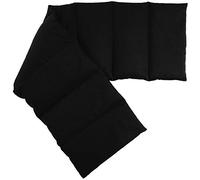 Coussin aux graines de groseille compartimenté en huit 75x20cm - noir - Coussin bouillotte aux graines - Compresse froide