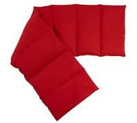 Coussin aux graines de groseille compartimenté en huit 75x20cm - rouge - Coussin bouillotte sèche - Compresse froide