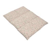 Coussin aux graines de lin 40x30-6 compartiments - pois multicolores - Coton Bio - Coussin thermique - Bouillotte sèche