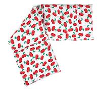 Coussin aux graines de lin compartimenté en huit 75x20cm - cherry-white - Coussin bouillotte sèche - Compresse froide