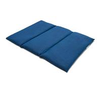 Coussin aux graines de lin - Taille 40x30-3 compartiments - Bleu gentiane - Coton Bio - Coussin thermique - Coussin aux graines - Compresse froide -