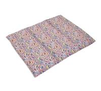 Coussin aux graines de lin - Taille 40x30-3 compartiments - Psychedelic Heart- Coton Bio - Coussin thermique - Coussin aux graines - Compresse froide -