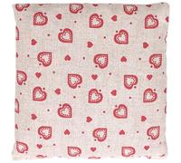 Coussin aux grains d´épeautre - amour champêtre - Bouillotte sèche 12x12cm - Coussin thermique - Coussin aux graines - Compresse froide