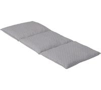 Coussin aux noyaux de cerise Cervico Compresse chauffante - 50x20cm - Gris clair à pois blancs