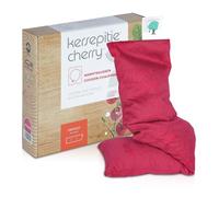 Coussin aux noyaux de cerise, chauffant, en coton bio et 100 % naturel, pour détente et soulagement des maux quotidiens, douleurs musculaires, crampes, cervico : environ 13 x 54 cm
