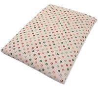 Coussin aux noyaux de cerises - 30x20cm - pois multicolores coton bio - Coussin thermique - Coussin aux graines - Bouillotte sèche - Compresse froide -