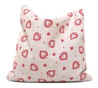 Coussin aux noyaux de cerises - amour champêtre - Bouillotte sèche 12x12cm - Coussin thermique - Coussin aux graines - Compresse froide