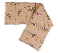 Coussin aux noyaux de cerises compartimenté en huit 75x20cm - Champêtre romantique - Coussin bouillotte - Coussin Chauffant