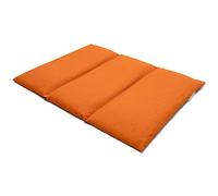 Coussin aux noyaux de cerises - Taille 40x30-3 compartiments - orange - Coussin thermique - Coussin aux graines - Compresse froide -