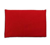 Coussin aux pépins de raisins - 30x20cm - Coton Bio - rouge - Coussin thermique - Coussin aux graines - Bouillotte sèche - Compresse froide -