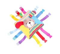 Coussin avec boucles à relier jeu enfant Montessori