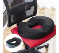 InnovaGoods Coussin CharNut gel rafraîchissant & charbon de bambou déhoussable, soulage dos et cou