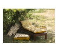 Coussin Bain De Soleil - Jardin Prive - Flocons Electro - Cumin