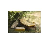 Coussin bain de soleil JARDIN PRIVE FLOCONS ELECTRO Cumin