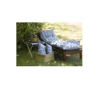 Coussin bain de soleil JARDIN PRIVE FLOCONS FUTURISTE Mastic