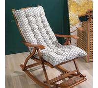 Coussin Bain de Soleil Lounge Rocking Chair Coussin Transat de Jardin Coussin Transat Fauteuil Relax Lounge épais Pad Coussin de Chaise Longue de Patio Doux Matelas ( Color : B , Size : 48*155CM )