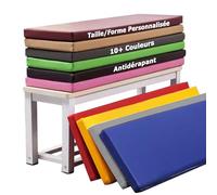 Coussin Banc Jardin de Taille Personnalisée, 2/3/4 places, Coussin de banc Imperméable, Coussin Siège Meubles pour Intérieur et Extérieur, Amovible, pour Balancelle Terrasse Balcon (Epaisseur: 5cm)