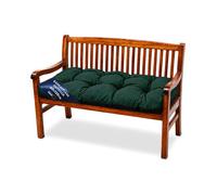 Coussin banquette de jardin 120 x 40 cm - coussins de banc canapé et pour palette impermeable oreiller exterieur au assise Vert