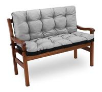 Coussin Banquette de Jardin 180 x 100 cm - Coussins de Banc canapé et pour Palette Gros Impermeable Oreiller Exterieur o Interieur au Assise Gris Clair