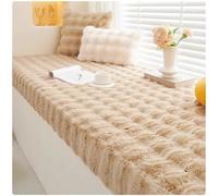 Coussin Banquette Imperméable Antidérapant Coussin de Banc avec Couvercle Amovible Éponge 55D Polaire Coussin Banc pour Bancs de Jardin Cuisine d’Intérieur Extérieur(B-Brown,110x55cm x5cm Thick)