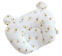 Coussin Bebe Tete Plate Coussin Anti Tete Plate Bebe Coussin bébé Nouveau-Né Respirant Appui-tête Prévient et Multicolore CALE BEBE