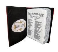 Coussin biblique en peluche - Livre chrétien doux rembourré - Jouet décoratif respirant - Coussin de collection mignon pour filles hommes femmes | Coussin religieux pour canapé chambre lit salon