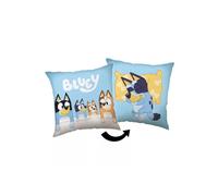 Coussin BLUEY 40 x 40 cm oreiller pour canapé chambre salon décoration