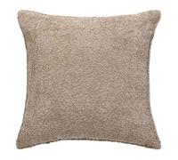 Atmosphera Coussin déco bouclette Soana lin 45 x 45 cm Beige
