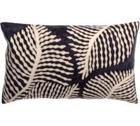 Coussin Brodé Flora Marine 30 x 50