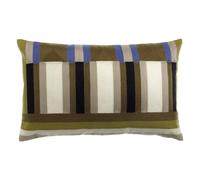 Coussin brodé Vivaraise Jason Vert 45x45 cm