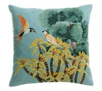Coussin brodé Vivaraise Lola Multicolore 45x45