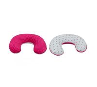 Coussin C Dallaitement Toiles Grises Et Roses Sur Fond Blanc Rose