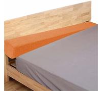 Coussin cale-Matelas en Lin 120 x 20 x 5 cm / 47 x 8 x 2 Pouces, pour combler l'espace Entre la tête de lit et Le Mur, Housse Amovible et Lavable, pour Lits Simples, Doubles et King siz