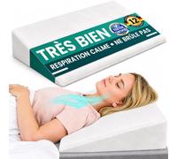 Coussin cale pour les nuits paisibles et le calme de l'estomac - Cale de matelas et coussin de dos pour un bruit de respiration nocturne plus calme - Coussin de lecture pour une lecture détendue au