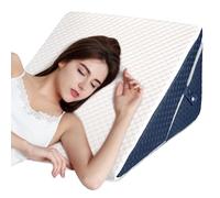 Coussin cale réglable, en mousse haute densité, coussin de lecture pour lit et canapé, oreiller ergonomique pour l'apnée du sommeil reflux, coussin pour les jambes, coussin de dos parfait pour jouer