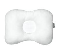 Coussin cale-tête ergonomique en gaze de coton jeanne blanc TU
