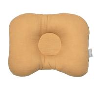 Coussin cale-tête ergonomique en gaze de coton jeanne camel TU