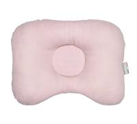 Coussin cale-tête ergonomique en gaze de coton jeanne rose TU
