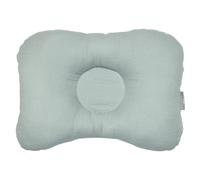 Coussin cale-tête ergonomique en gaze de coton jeanne vert de gris TU
