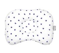 Coussin Cale-tête Ergonomique En Gaze De Coton Lovio Bleu 25X35