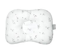 Coussin cale-tête ergonomique en gaze de coton melody melody, blanc imprimé minimali TU