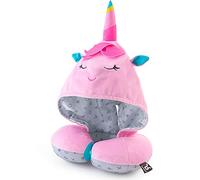 Coussin cale tête voyage - Coussin de voyage bébé - Coussin repose cou enfant - Oreiller de voyage enfant voiture - Repose-Tête Avec Capuche De Voyage - Motif Licorne - BE-HH180 BENBAT