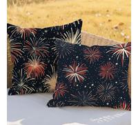 Coussin Canape Bleu Marine Coussin 60x60cm Grand Taie Oreiller Décoratif Impression Double Face Europe du Nord Cushion Covers Lot de 2 pour Canape Farmhouse Salon de Jardin Decoration Cadeaux RC-569