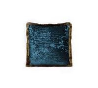 Coussin Cannes bleu pétrole 45x45cm