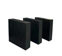 Coussin carré Anti-Vibration for Machine à laver, 1 pièce, tampons Anti-choc multifonctionnel, tapis antidérapant, support for réfrigérateur(100x100mm,50mm)