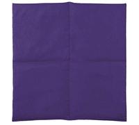 Coussin carré aux graines de lin 40x40cm compartimenté en 4 - violet - Bouillotte sèche