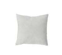 Coussin carré - Effet lin Blanc 40x40 cm