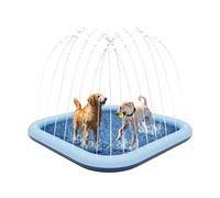 Coussin carré en PVC pour arroseur d'eau pour enfants et animaux de compagnie avec courants réglables, surface non glissante, tapis d'arrosage, pour enfants
